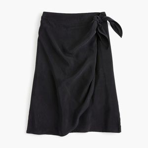 J. Crew Skirts - NWT J. Crew Faux Wrap skirt in Japanese Cupro - 6 J. Crew Skirts - NWT J. Crew Faux Wrap skirt in Japanese Cupro - 6
